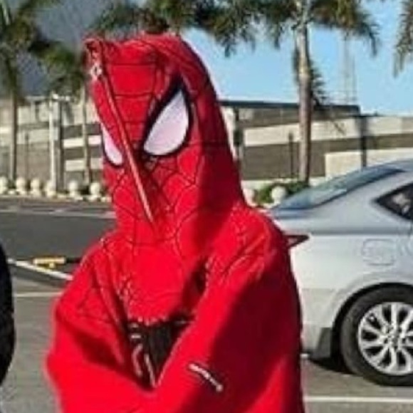 Last stand Spider Man RED AND BLACK SUIT Full zip hoodie XXL - Picture 7 of 8